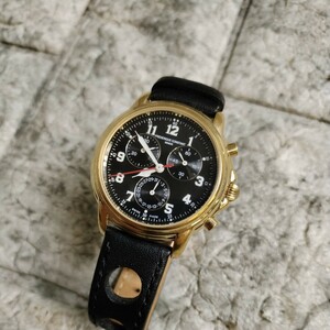 EG11t14 フレデリックコンスタント　ジュネーブ　スイス　腕時計　クオーツ　メンズ 腕時計 クロノグラフ