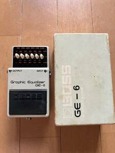 ボス　イコライザー　BOSS　GE-6 銀ネジ