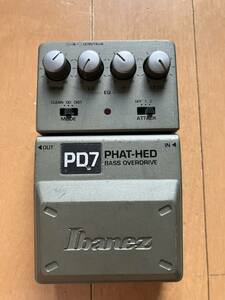 アイバニーズ　ベースオーバードライブ　Ibanez　PD7