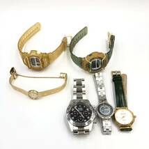 11/29 MR-I1451★腕時計 6点まとめ★イヴサンローラン/ELGIN/Baby-G/G-SHOCK/ブランド腕時計/レディース/メンズ/DA8 DC6_画像1