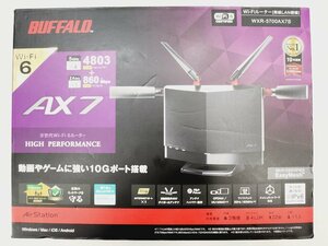 △【1】未開封 BUFFALO Wi-Fiルーター 無線LAN親機 WXR-5700AX7S 同梱不可 1円スタート