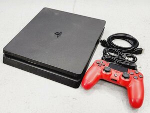 △【2】初期化済み PS4Slim CUH-2200A ジェットブラック 500GB 箱無し 同梱不可 1円スタート