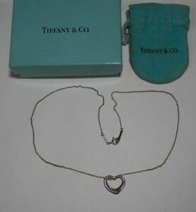 TIFFANY&Co. ティファニー オープンハート ペレッティ ネックレス レターパックプラス可 1117V5G