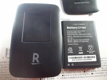 楽天 ポケットワイファイ R310 Rakuten WiFi Pocket 箱 説明書付き セット 黒色 pocket wifi ルーター_画像2