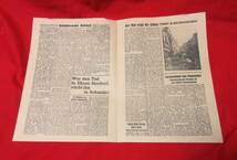 WW2ドイツ国防軍・１９４５年４月２４日にベルリンで発行された新聞「パンツァーベアー」（最末期品　ドイツ軍服サーベルパンツァー宣伝相_画像5