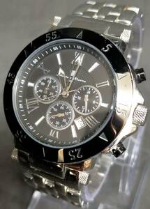 腕時計 Salvatore Marra SM-7019SS クロノグラフ クォーツ 稼働品 サルバトーレマーラ