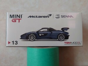 1/64 MINI-GT 013-R McLaren Senna Victory Grey RHD