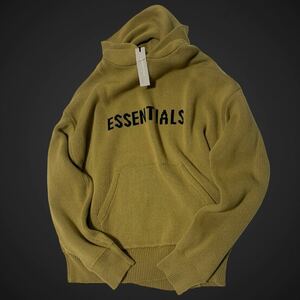 未使用 FOG ESSENTIALS KNIT PULLOVER HOODIE エッセンシャルズ ニットパーカー L （XL相当）