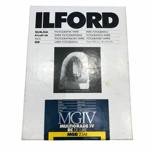 【330】1円～ ILFORD 白黒 印画紙 MGIV RC DELUXE 8×10 六切 250枚 期限切れ MG4RC44M マルチグレード IV RCデラックス