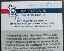 ジム・エドモンズ Jim Edmonds auto 直筆サイン 直書き ゴールドグラブ賞8回_画像6