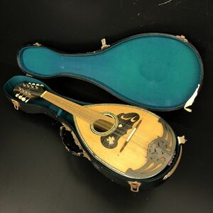  Suzuki скрипка мандолина No.206 1962 год жесткий чехол имеется [309-055#80]