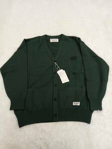  regular price 40,700 jpy unused 23SS WACKOMARIA Wacko Maria Classic knitted cardigan M green 