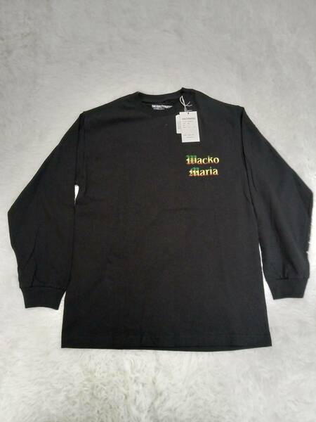 定価13,200円　未使用　22FW　WACKOMARIA　ワコマリア　ロングスリーブ　Tシャツ　ロンT　M　ブラック