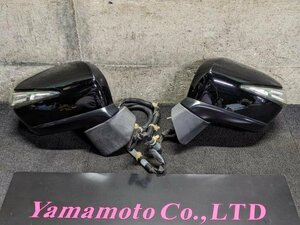 [E] Honda Odyssey RB3/RB4 left right door mirror mirror left right set black /NH731P after market marker attaching 6 pin *2 pin left with defect 