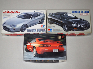 N8★未組立 1/24 TOYOTA トヨタ MR2 セリカ スープラ 3点セット★TAMIYA タミヤ FUJIMI フジミ 峠シリーズ スポーツカー