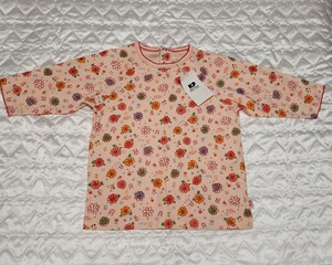 * new goods *KP* ear Chan. pretty colorful 7 minute sleeve T-shirt *120cm
