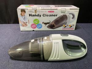 【中古】オーム電機 ハンディクリーナー TV-870W 2020製 OHM 充電式 充電式掃除機 handycleaner コードレスクリーナー 動作確認済 O30