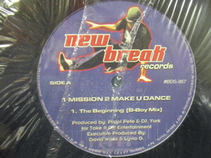 New Break ： Mission 2 Make U Dance 12'' // DJ HipHop Mix / 5点で送料無料