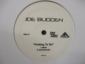 Joe Budden ： Nothing To Me 12'' c/w Fuel // 5点で送料無料