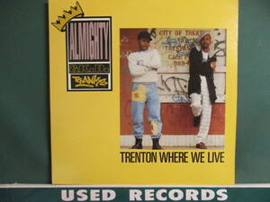 Almighty & K.D.Ranks ： Trenton Where We Live 12'' c/w Lyrics In A This (( 落札5点で送料当方負担