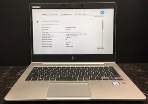 1円～ ■ジャンク HP ELITEBOOK 830 G5 / 第7世代 / Core i5 7200U 2.50GHz / メモリ 8GB / SSD 256GB / 13.3型 / OS無し / BIOS起動可