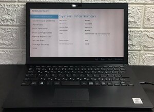 1円～ ■ジャンク SONY VAIO Pro PJ / 第10世代 / Core i5 1035G1 1.00GHz / メモリ 8GB / NVMe SSD 256GB / 12.5型 / OS無し / BIOS起動可