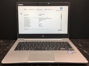 1円～ ■ジャンク HP ELITEBOOK 830 G5 / 第7世代 / Core i5 7200U 2.50GHz / メモリ 8GB / SSD 256GB / 13.3型 / OS無 / BIOS起動可