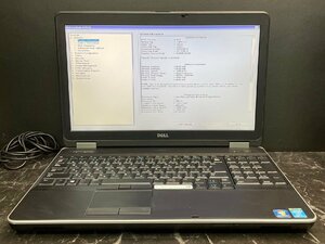 1円～ ■ジャンク DELL LATITUDE E6540 / Core i7 4810MQ 2.80GHz / メモリ 8GB / HDD 320GB / DVD / 15.6型 / OS無し / BIOS起動可