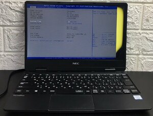 1円～ ■ジャンク NEC VersaPro VKT13/H-4 タイプVH / Core i5 8200Y 1.30GHz / メモリ 8GB / ストレージ無 / 12.5型 / OS無 / BIOS起動可