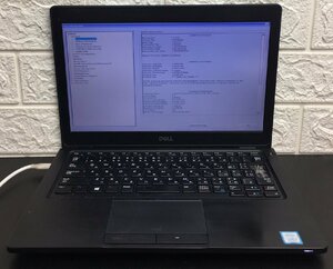 1円～ ■ジャンク DELL LATITUDE 5290 / 第8世代 / Core i3 8130U 2.20GHz / メモリ 8GB / M.2 SSD 128GB / 12.5型 / OS無し / BIOS起動可