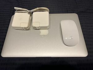 【ジャンク】Apple MacBook Air 11インチ 2010年 4324A-BRCM1052 アップル マックブック 初期化済み 電源アダプター マウス付属