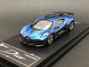 1/64 Bburago x TimeMicro Bugatti Divo ブガッティ ディーボ ライトブルー 京商 トミカサイズ