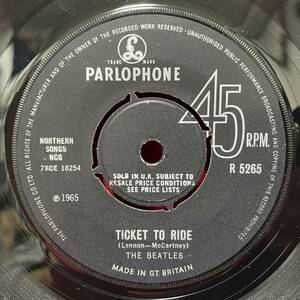 ◆UKorg7”s!◆THE BEATLES◆TICKET TO RIDE◆