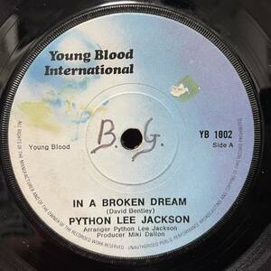 ◆UKorg7”s!◆PYTHON LEE JACKSON◆IN A BROKEN DREAM◆