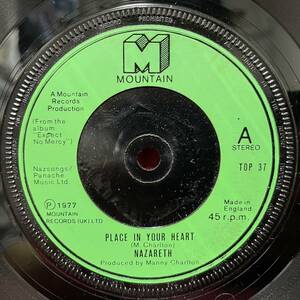◆UKorg7”s!◆NAZARETH◆PLACE IN YOUR HEART◆