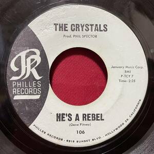 ◆USorg7”s!◆THE CRYSTALS◆HE'S A REBEL◆