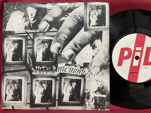 ◆難あり◆UKorg7”s!◆PUBLIC IMAGE LTD.◆MEMORIES◆