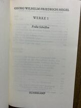 ドイツ語版　ヘーゲル全集 17冊　G. W. F. Hegel Werke. Bde. 1-17.　洋書古書_画像5