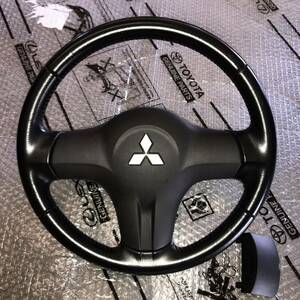  beautiful goods Z27AG Colt Ralliart VERSION R original leather leather steering gear steering wheel Chiba pick up possible 