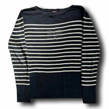 90s Jean Paul Gaultier Archive Border Print Sweater raf simons helmut lang margiela garcons アーカイブ ジャンポールゴルチエ ニット_画像1