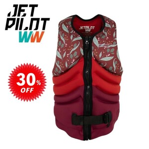 ジェットパイロット JETPILOT レディース ライフジャケット セール 30%オフ 送料無料 カンタム Y F/E ネオベスト JA21304 レッド 12/L