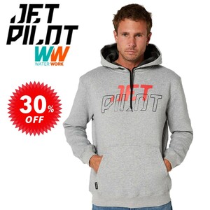 ジェットパイロット JETPILOT セール 30%オフ パーカー 送料無料 オービタル プルオーバー フーディー W22703 グレー/マール M