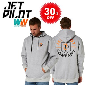 ジェットパイロット JETPILOT セール 30%オフ パーカー 送料無料 リンクド プルオーバー フーディー W22704 グレー/マール M