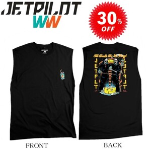 ジェットパイロット JETPILOT セール 30%オフ ノースリーブTシャツ 送料無料 ティル デス メンズ マッスル S21642 ブラック 2XL