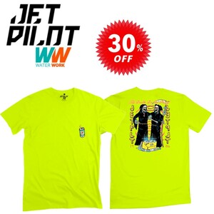 ジェットパイロット JETPILOT セール 30%オフ Tシャツ メンズ 送料無料 ティル デス メンズ Tシャツ S21603 ハイビジイエロー M