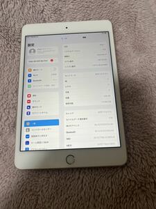 ★美品 iPad mini 4 Wi-Fi+Cellular 128GB SIMロック解除済み 格安SIM可 docomo ○ MK782 J/A ゴールド 