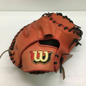 G-8100 ウィルソン Wilson 軟式 キャッチャーミット 捕手用 RWV2BZ グラブ グローブ 野球 中古品 