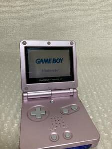 ゲームボーイアドバンスSP本体（AGS-001/パールピンク） ゲームボーイアドバンス GBA 動作確認済み ポケットモンスター サファイア付き