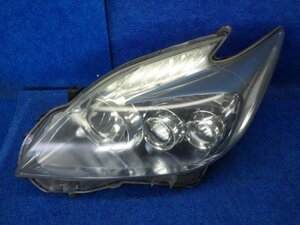 プリウス　ZVW30　前期　LED　左ヘッドライトASSY　黄ばみくもりあり　コイト　47-30