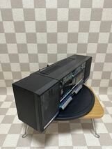 昭和レトロ SONY ソニー CFS-W600 ラジカセ ステレオカセットレコーダー ※通電確認_画像6